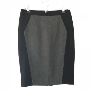 NWT LOFT black and gray pencil skirt.